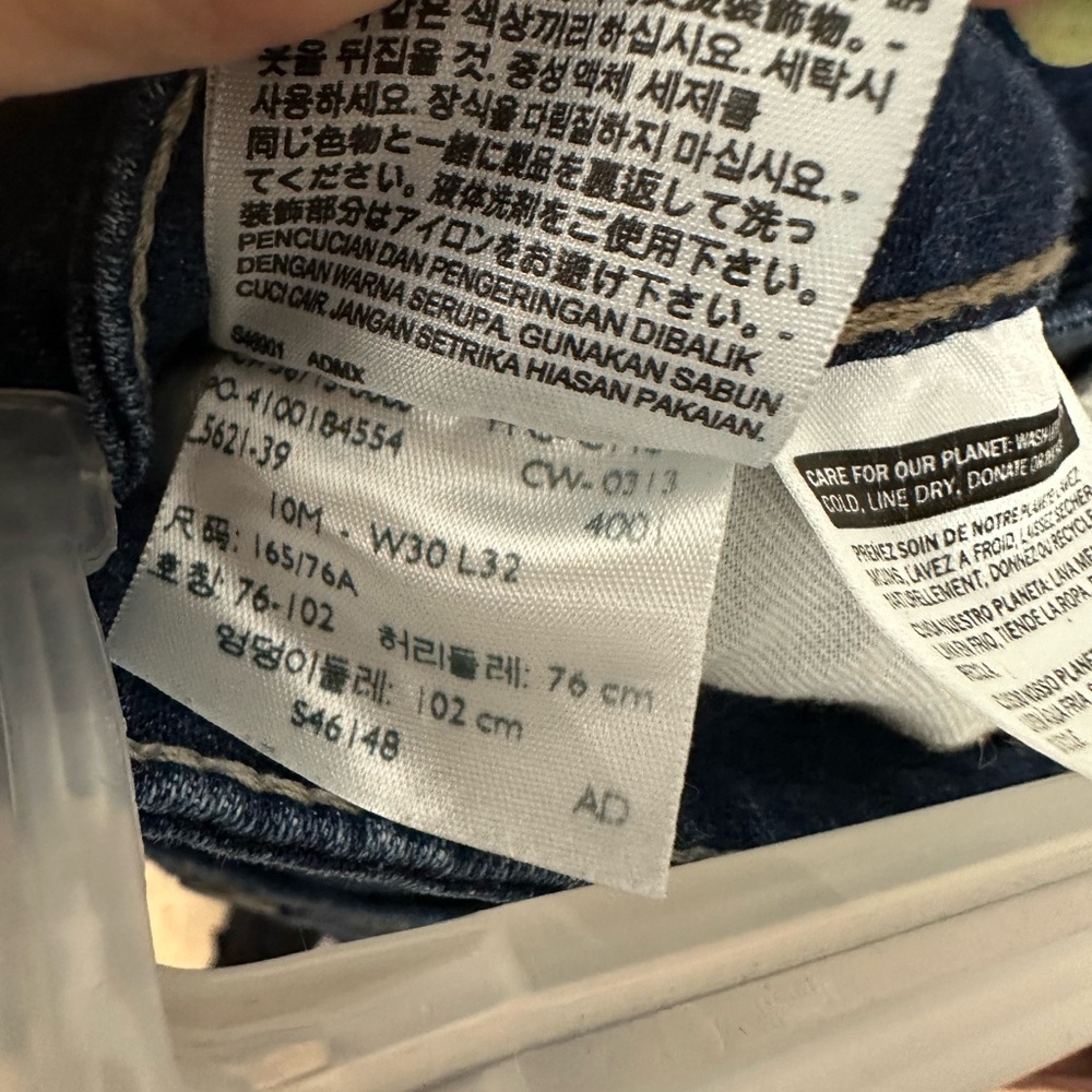 Levi's Dark Blue Flare Jeans - Picture 4 of 4